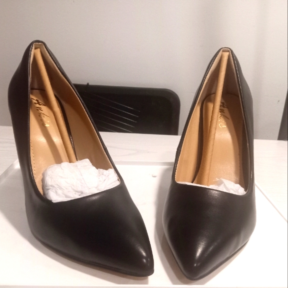 Ankis black high heel pumps new 4 inch stiletto